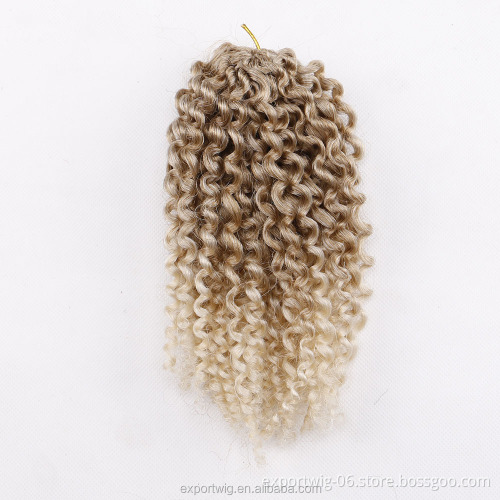 8 Inch MaliBob Crochet Braids Extensions Afro Kinky Braiding Hair Jerry Crochet Curl Braid Hair